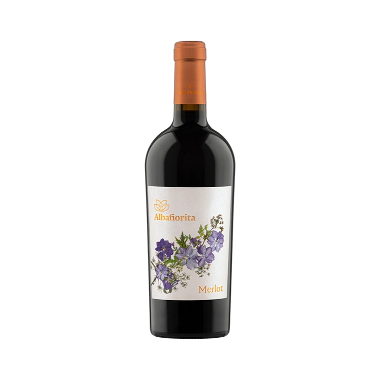VIN ROȘU Albafiorita Merlot, 0.75L